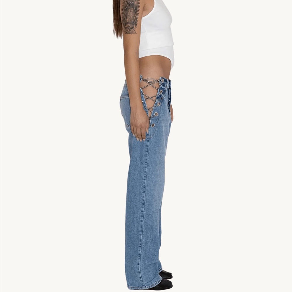 EB Denim “Chain Replicas” Jeans
